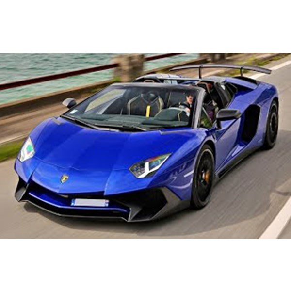 AUTOart Lamborghini Aventador SVJ Roadster Metallic Blue 1 18