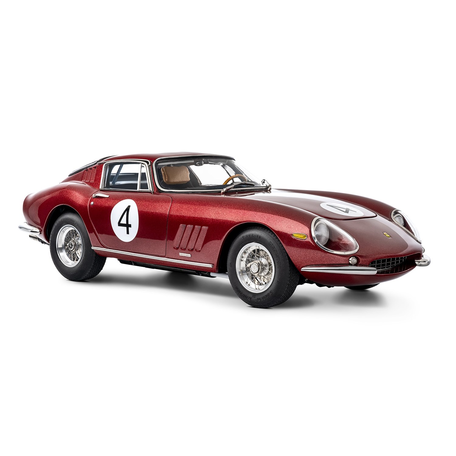 絶品】 FERRARI 275 GTB sn.09261 COUPE RHD 1967 CON VETRINA SILVER BBR  18ミニカー