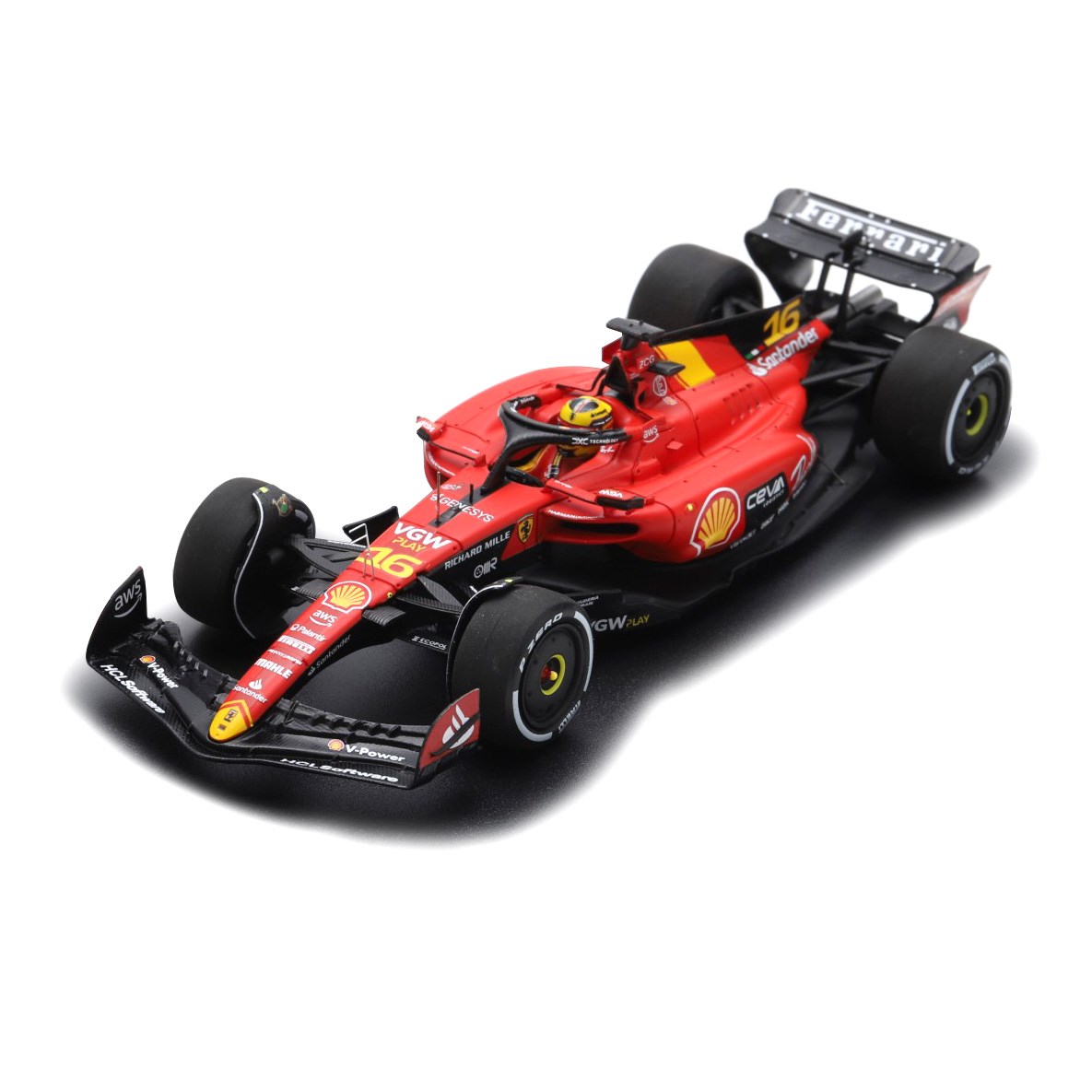 FERRARI F1 SF-23 N°16 LECLERC 2023 BURAGO 1/43