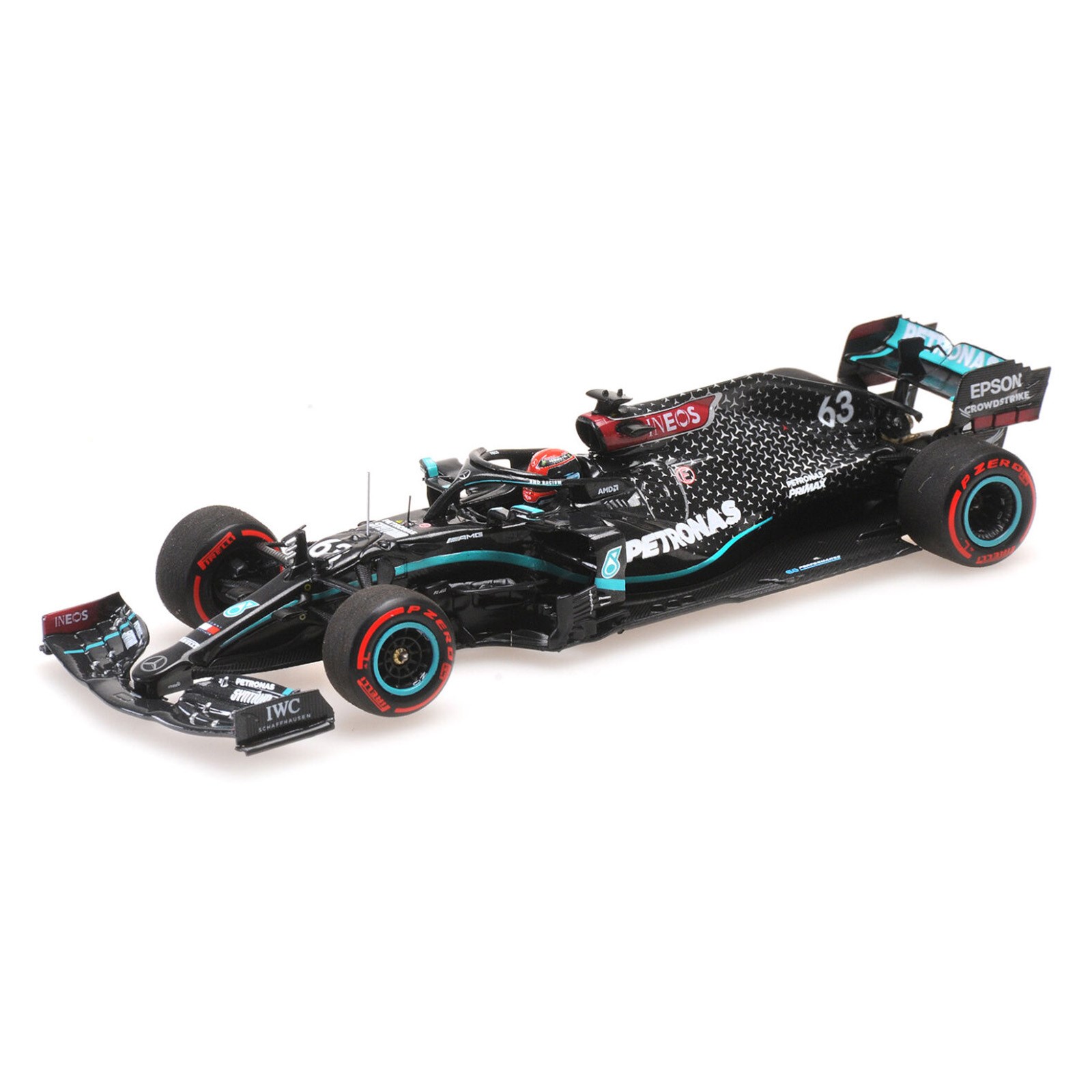 Minichamps Mercedes-AMG F1 W11 #63 Sakhir GP 2020 George Russell 1/43 Scale