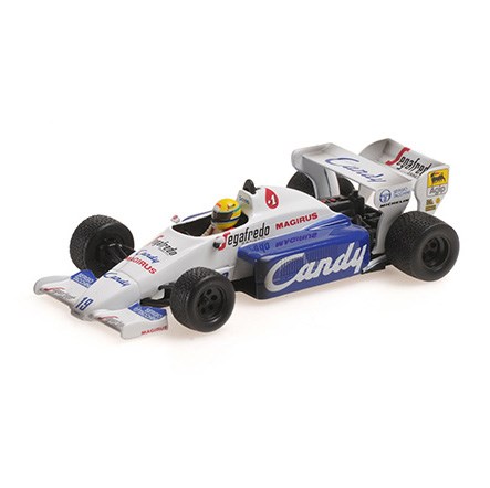 Minichamps 1:43 Ayrton Senna Toleman Hart TG184 Portugal GP Formula 1 1984  540844329 model car 540844329 4012138048607