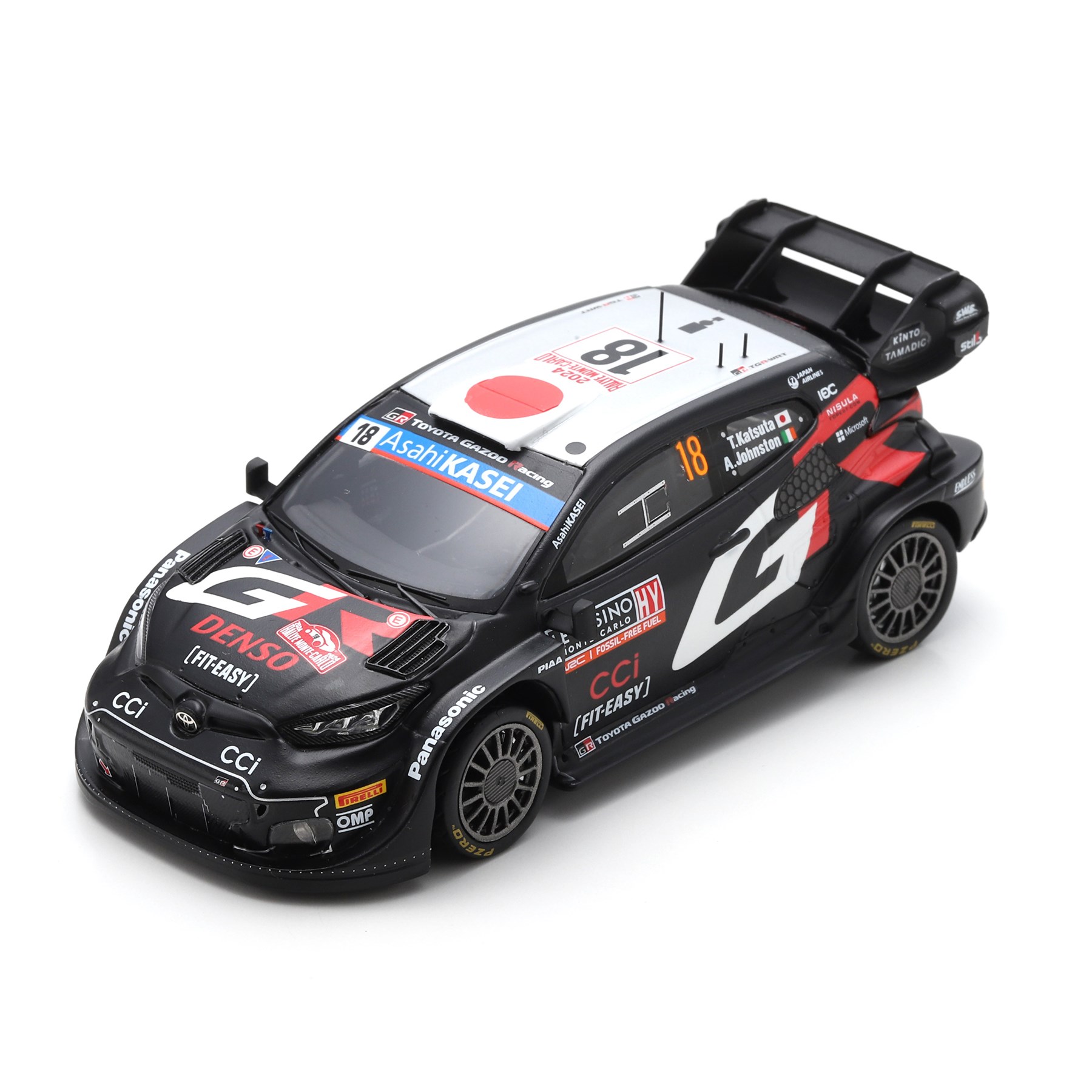 1/43 Spark 2024 Toyota GR Yaris Rally1 HYBRID No.33 TOYOTA