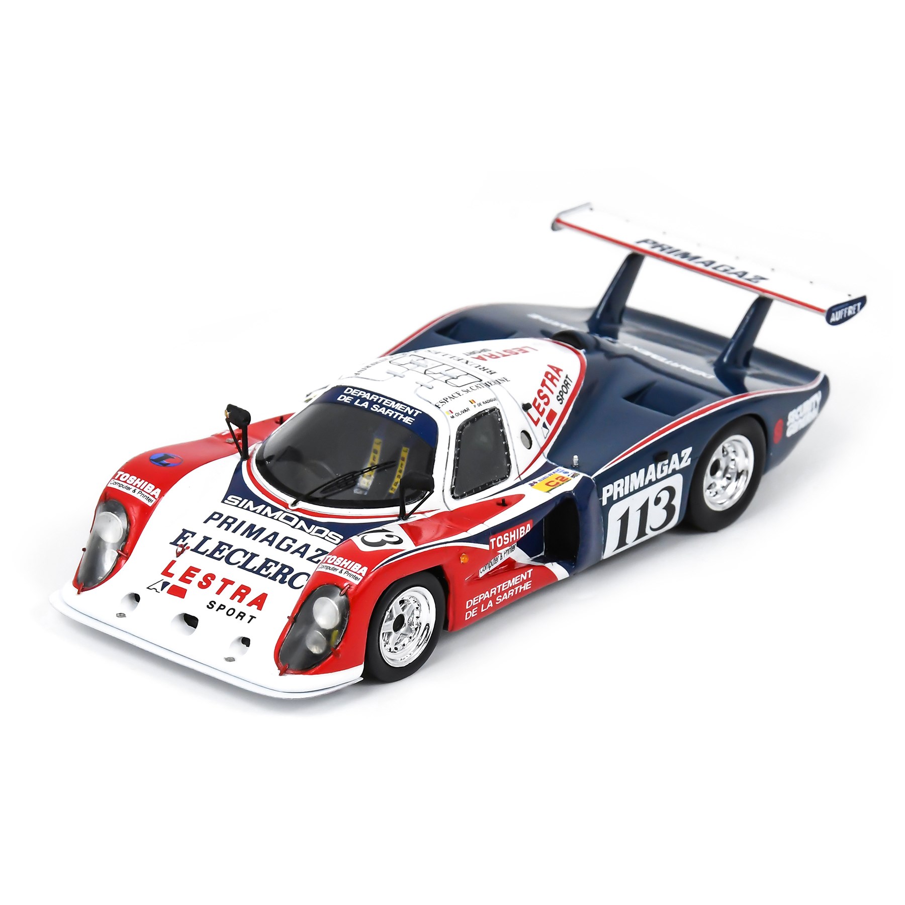 Spark 1:43 Cougar C12 #13 20th 24h LeMans 1985 Courage, de