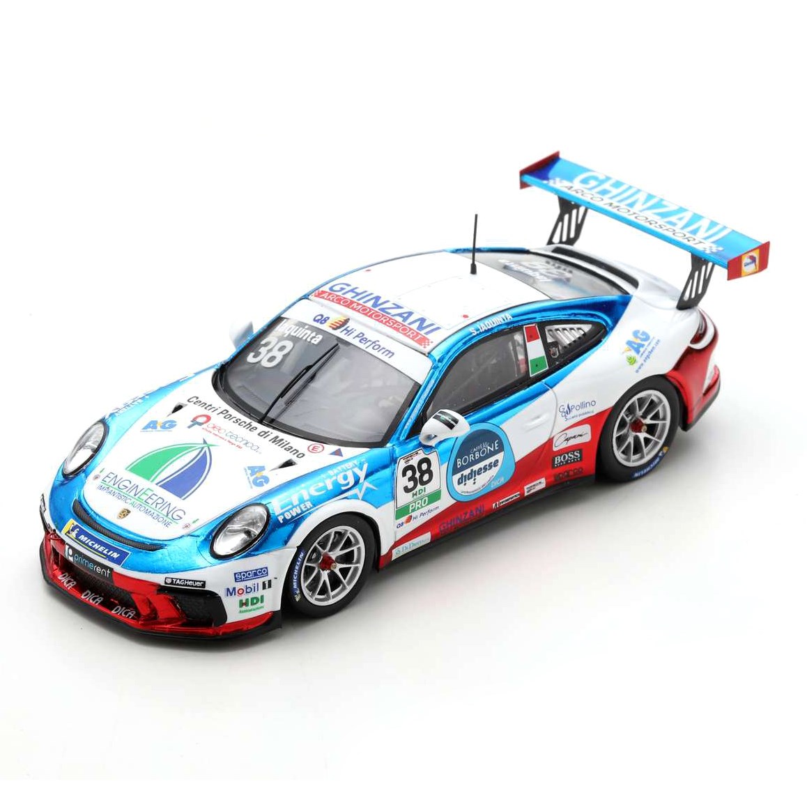 Spark Porsche 911 GT3 Cup - 1st 2020 Porsche Carrera Cup Italy - #38 S.  Iaquinta 1:43
