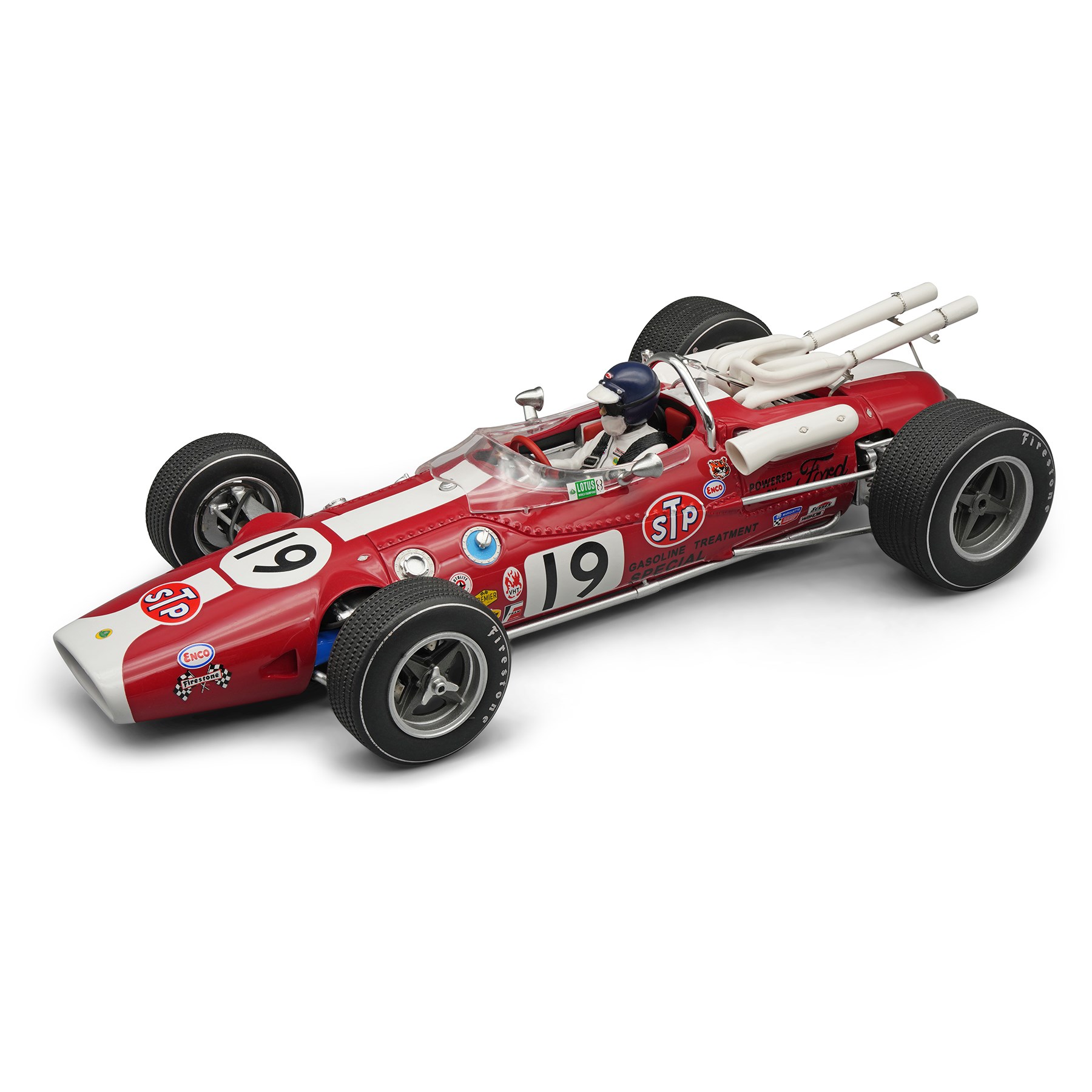 Tecnomodel Lotus 38 w. Figure 1966 Indianapolis 500 19 J. Clark 1 18