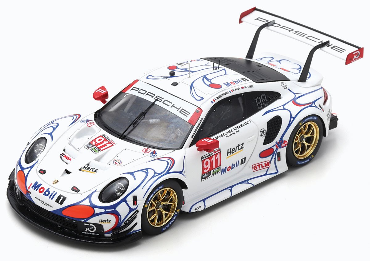 1:43 2018 Petit Le Mans Porsche models from Spark