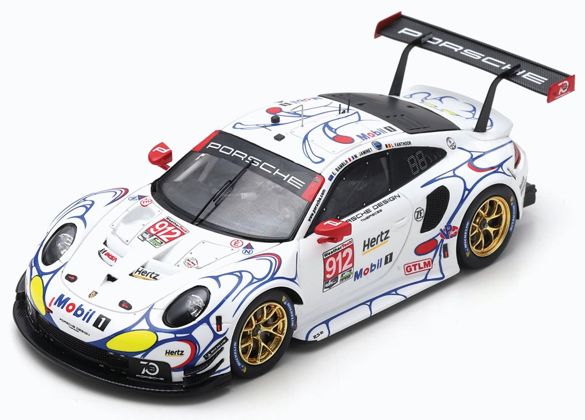 1:43 2018 Petit Le Mans Porsche models from Spark