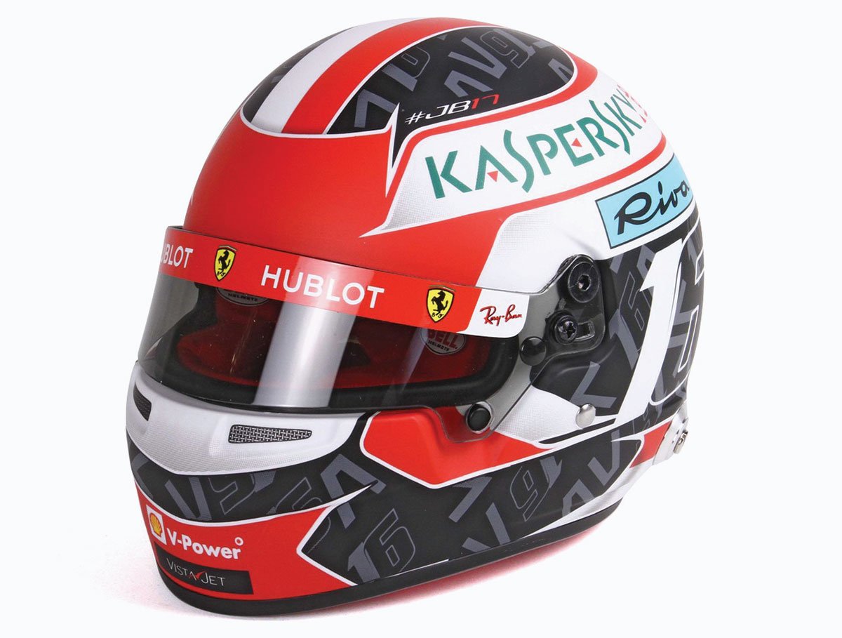 Bell 1:2 Leclerc 2019 Ferrari Helmet Diecast Model Car Review