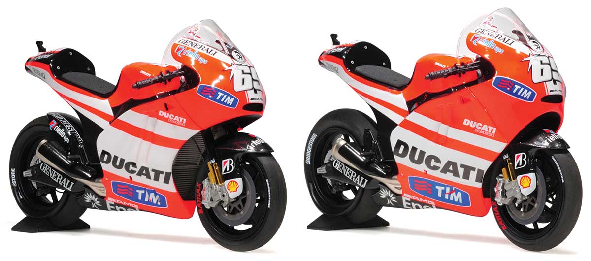 1:12 Ducati Desmosedici GP11.1 and GP11.2