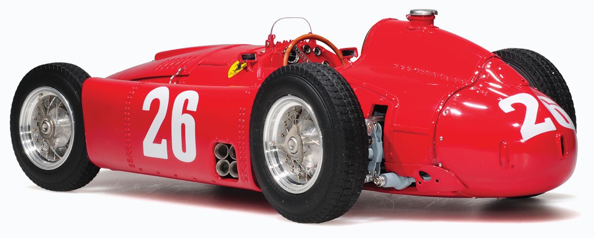 Fangio and Collins 1956 Ferrari D50 Italy model from CMC