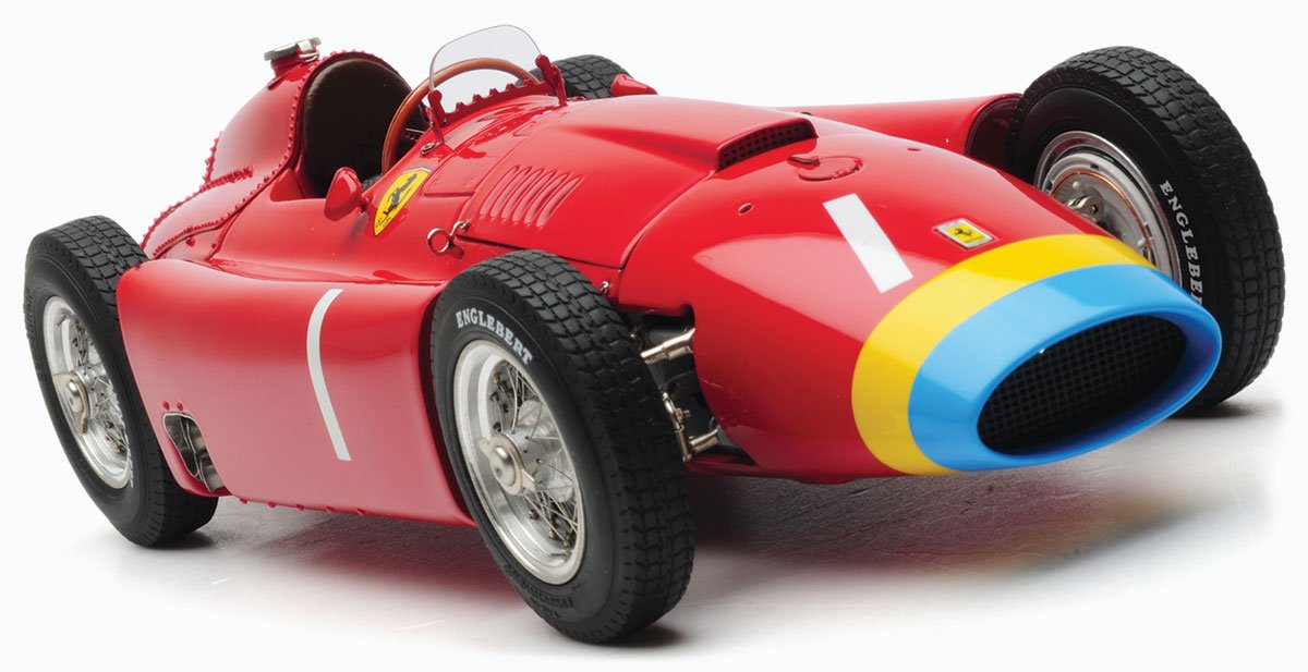 Fangio and Collins 1956 Ferrari D50 model from CMC