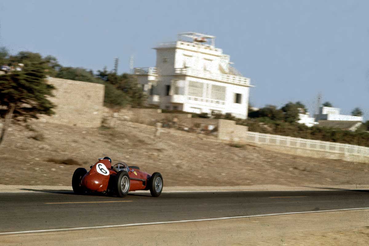 1:18 Hawthorn 1958 Ferrari 246. Morocco model from Diecast Legends