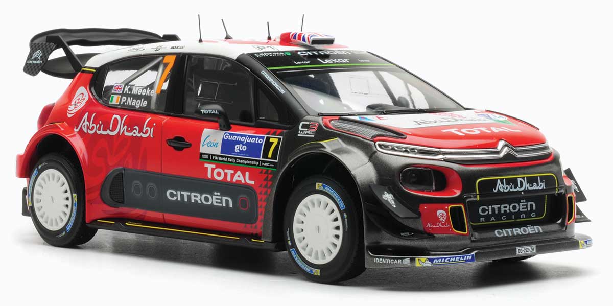 1:18 Meeke 2017 Citroen models from Norev