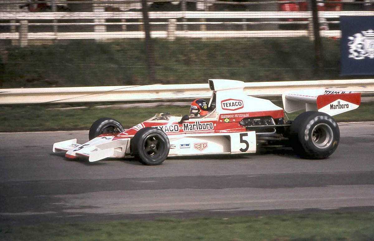 Minichamps Fittipaldi 1974 McLaren M23 header
