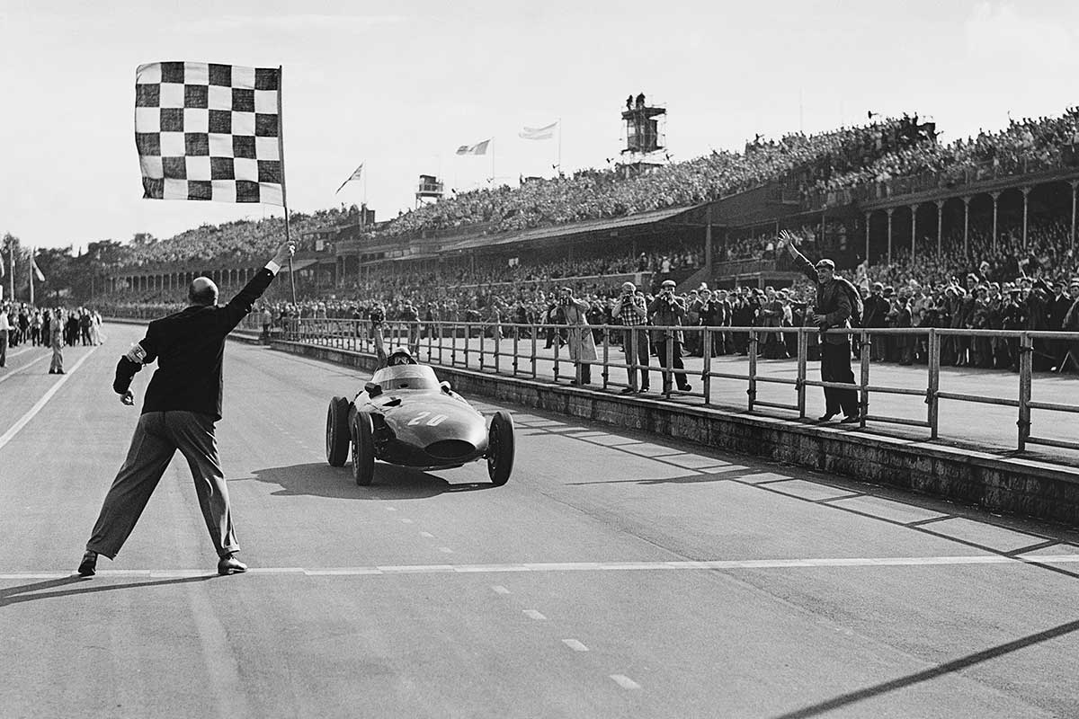Moss and Brooks 1957 Vanwall Britain model from SMTS