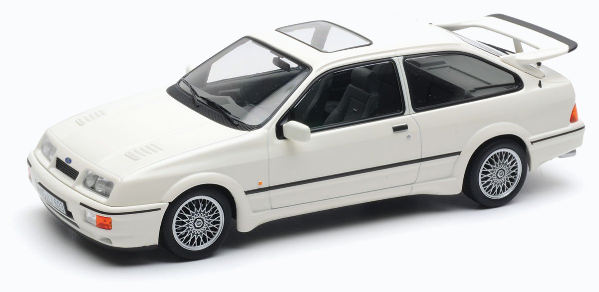 NOREV 270559 FORD SIERRA RS COSWORTH diecast model road car white 1986 1:43rd 
