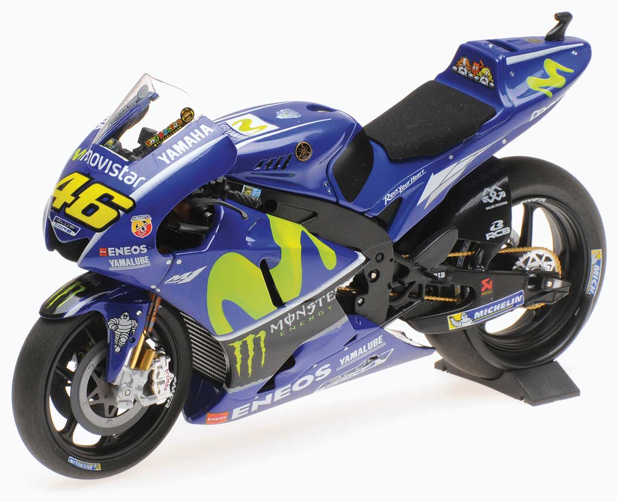 Minichamps 1:12 Valentino Rossi 2017 Yamaha YZR-M1 Diecast Model Bike Review