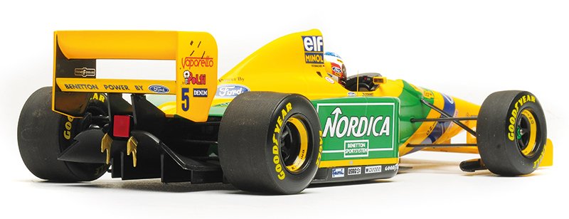 Modellini Statici Di Auto Da Corsa Formula 1 Michael Schumacher Benetton Scala 1 18 - Foto 9