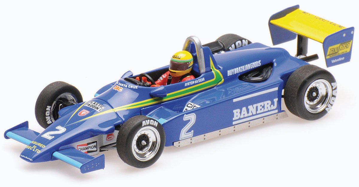 1:43 Senna 1982 Ralt RT3 model from Minichamps