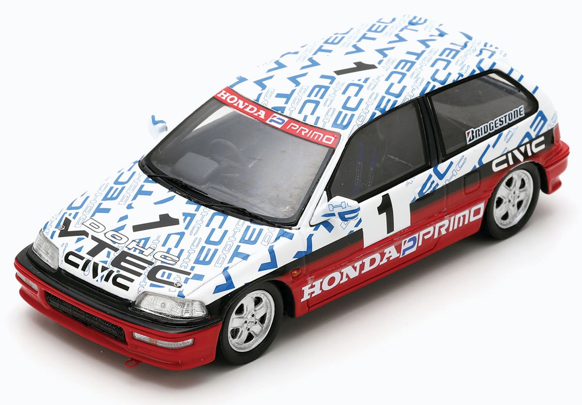 Spark 1:43 Senna 1990 Honda Civic Diecast Model Car Review