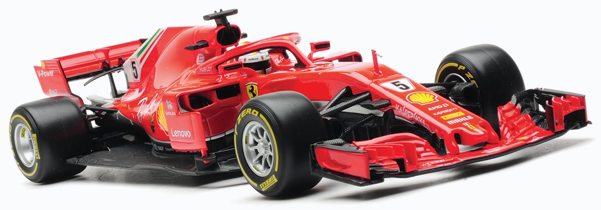 Vettel 2018 Ferrari SF71H model from Burago