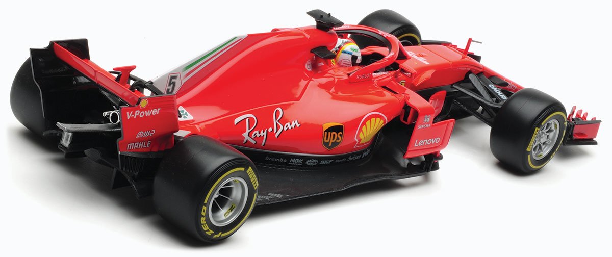 Vettel 2018 Ferrari SF71H model from Burago