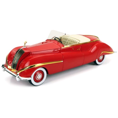 Kess Rolls-Royce Phantom III Labourdette Vutotal 1947 - Red/Gold 1:43