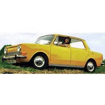 Norev Simca 1000 LS 1974 - Maya Yellow 1:18