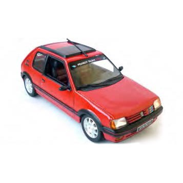 Norev Peugeot 205 GTI 1.9 1991 - Vallelunga Red w. PTS Detail 1:43