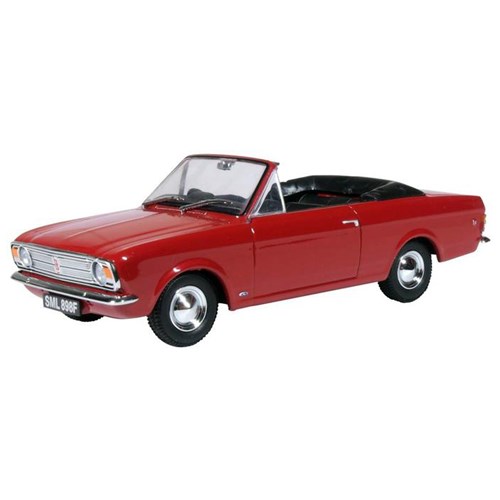 Oxford Ford Cortina Crayford Open - Dragoon Red 1:43