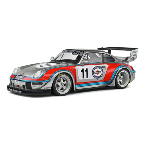 Solido Porsche 911 RWB w. Bodykit 2020 - Martini Grey 1:18